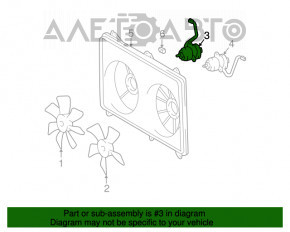 Мотор вентилятора охлаждения правый Lexus RX300 98-03