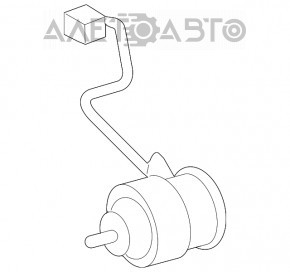 Мотор вентилятора охлаждения левый Lexus LS460 07-12