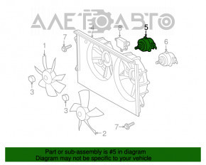 Motor ventilator racire dreapta Lexus ES350 07-12 mic neoriginal