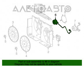 Motorul ventilatorului de răcire dreapta pentru Lexus NX200t NX300 15-21