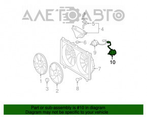 Мотор вентилятора охлаждения левый Lexus IS250 06-13