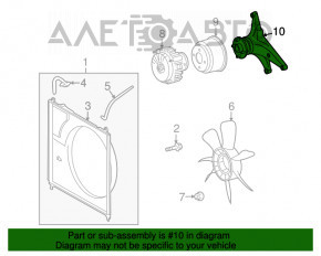 Кронштейн вискомуфты охлаждения Toyota Sequoia 08-16