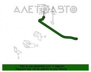 Stabilizatorul frontal Mercedes X164 GL W164 ML 30mm