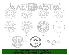 Roata de rezerva Mercedes W164 ML R18 155/90