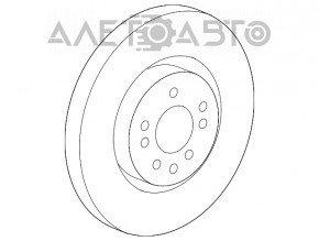 Placă de frână față stânga Mercedes W164 ML W251 R 330mm