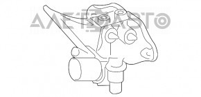 Cilindrul principal de frână cu rezervor Mercedes X164 GL W164 ML W251 R