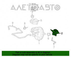 Cilindrul principal de frână cu rezervor Mercedes X164 GL W164 ML W251 R