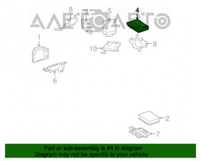 Blocul de relee pentru portbagajul Mercedes W164 ML