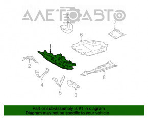 Protecția motorului frontal pentru Mercedes W164 ML