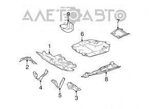 Protecția motorului frontal pentru Mercedes W164 ML