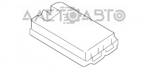 Capacul cutiei de siguranțe sub capotă Mercedes X164 GL