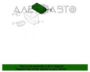 Capacul cutiei de siguranțe sub capotă Mercedes X164 GL