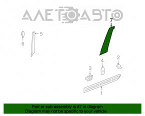 Capac usa spate laterala dreapta Mercedes X164 GL 07-12, manerul usii din spate