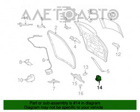 Blocare capac portbagaj Mercedes W211