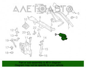 Motorul de curățare față Mercedes W164 ML