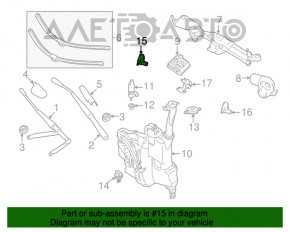 Форсунка омывателя правая Mercedes X164 GL W164 ML