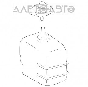 Rezervorul de expansiune al sistemului de răcire Toyota Camry v30 2.4 cu capac