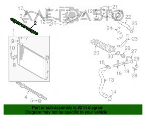 Крепление радиатора верхнее Lexus RX400h 06-09