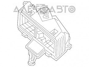 Corpul filtrului de aer Infiniti JX35 QX60 13- doar capacul superior.