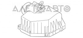 Capacul superior al filtrului de aer pentru Nissan Rogue 21-22 2.5, nou, original OEM.