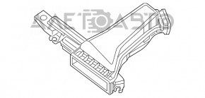 Receptor de aer Infiniti JX35 QX60 13- nou OEM original, suport rupt, există un element