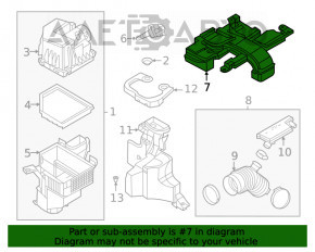 Receptor de aer Nissan Sentra 20-