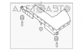 Воздухоприемник Nissan Maxima A36 16- новый OEM оригинал