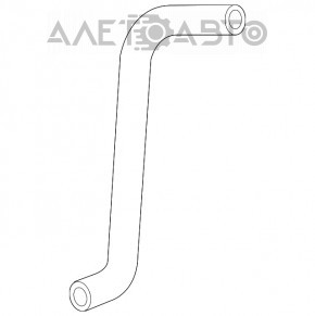 Furtunul de răcire inferior Toyota Sequoia 08-16 nou OEM original