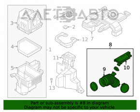 Воздуховод Nissan Sentra 20-