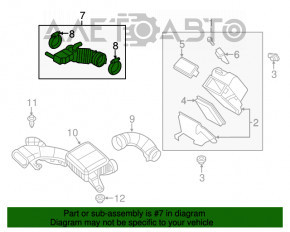 Conducta de aer Nissan Versa 1.8 10-12