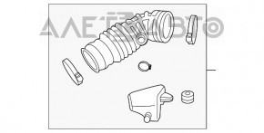 Воздуховод на коллектор правый Infiniti G35 4d 06-09