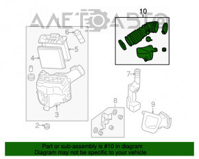 Conducta de aer la colectorul stâng Infiniti G35 4d 06-09