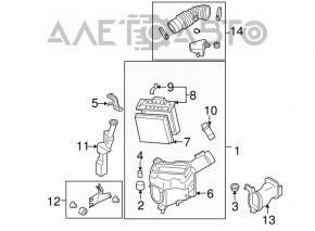 Conducta de aer la colectorul drept Infiniti G35 4d 06-09