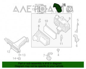 Воздуховод Nissan Pathfinder 13-20 hybrid гофра