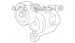 Roata de intindere a curelei de transmisie pentru Toyota Highlander 20-