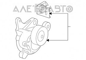 Rolă întinzătoare curele de transmisie Toyota Camry v40 nou original OEM