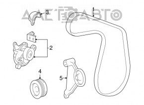 Roleta tensorului curelei de transmisie a Toyota Camry v40 scoate un sunet de rulment