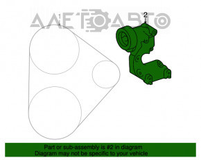 Suportul tensor al curelei de transmisie pentru Lexus RX450h 10-15