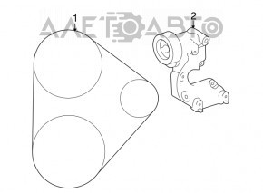 Suport întinzător curele Lexus RX450h 10-15 nou original OEM