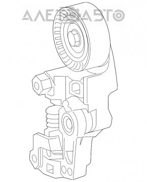 Rolă întinzătoare curele de transmisie Lexus NX200t NX300 15-21 nou original OEM