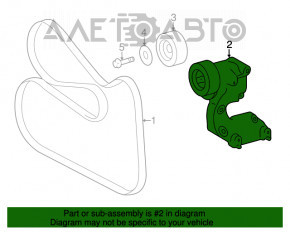 Suportul generatorului Lexus IS250 14-20 nou original