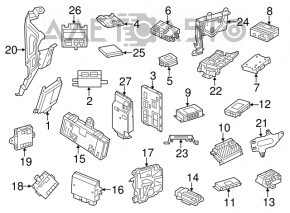 Gateway Unit Control Module Honda Accord 13-17