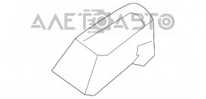 Suport radiator dreapta jos BMW X3 F25 11-17 nou original OEM