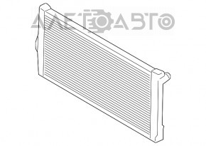 Radiator de răcire apă BMW 5 F10 10-17 3.0 automat nou aftermarket NISSENS