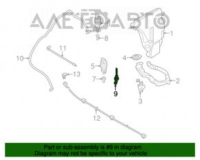 Датчик уровня жидкости бачка омывателя BMW X3 F25 11-17