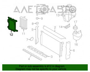 Suport suplimentar pentru radiatorul de răcire BMW F30 12-16 N20