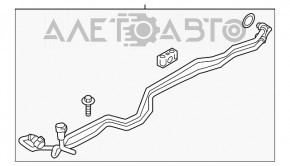 Tuburile de răcire a transmisiei automate BMW X3 F25 11-17 2.0T