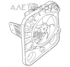 Ventilatorul compartimentului motor complet BMW i3 14-20