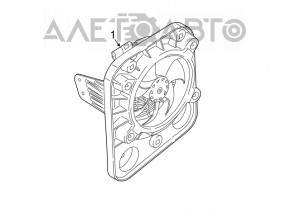 Ventilatorul compartimentului motor complet BMW i3 14-20