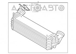 Интеркулер BMW X5 E70 07-13 3.0